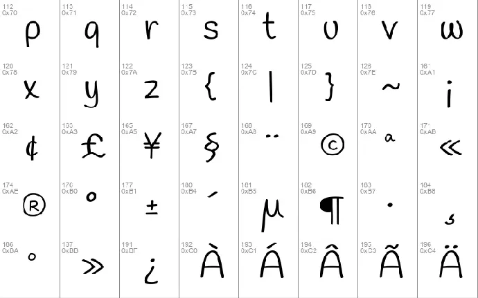 Handlee font