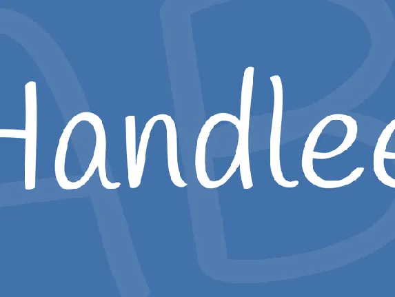 Handlee font