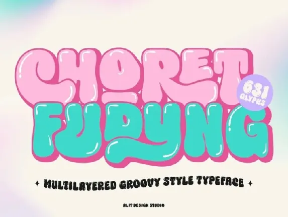 Choret Fudyng font