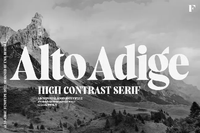 Alto Adige font