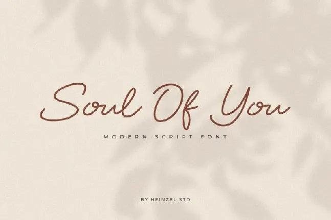 Soul Of You font