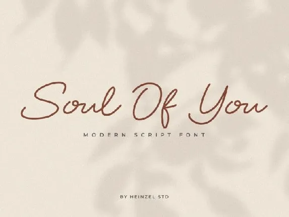 Soul Of You font