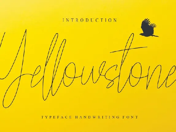 Yellowstone Handwritten font