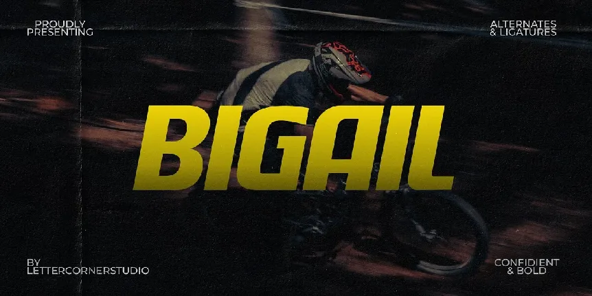 Bigail font