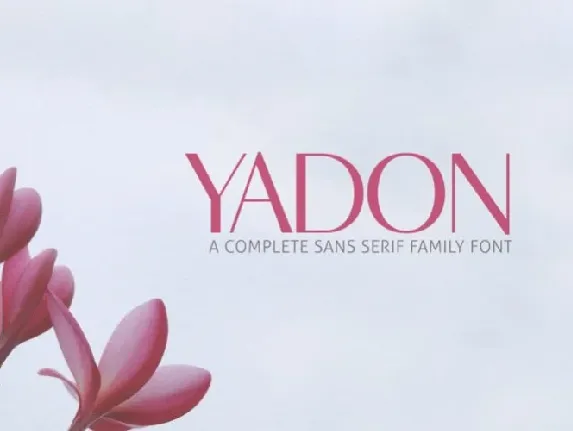 Yadon Sans Serif font