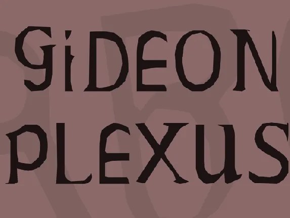 Gideon Plexus font