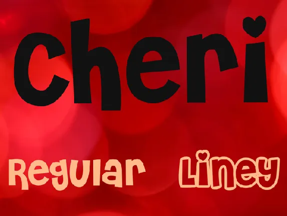 Cheri font