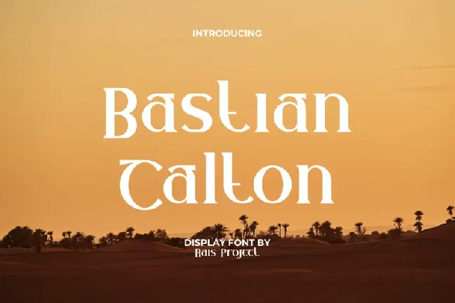 Bastian Calton font