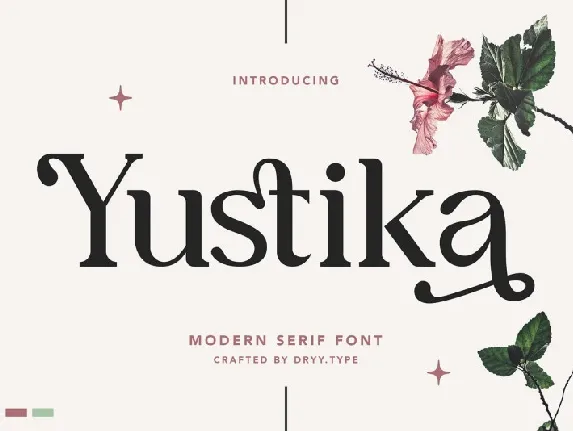 Yustika font