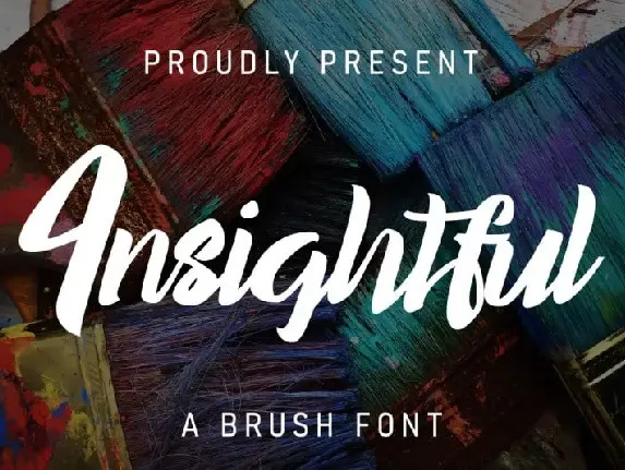 Insightful Brush font