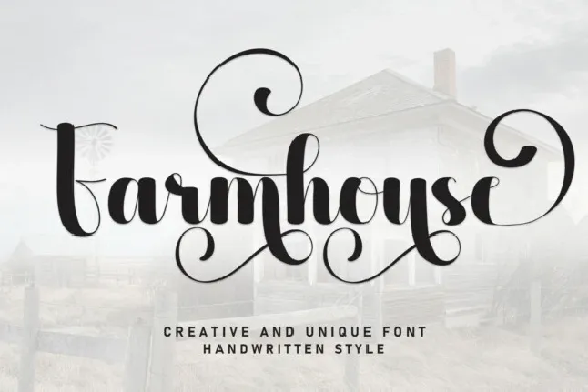 Farmhouse Typeface font