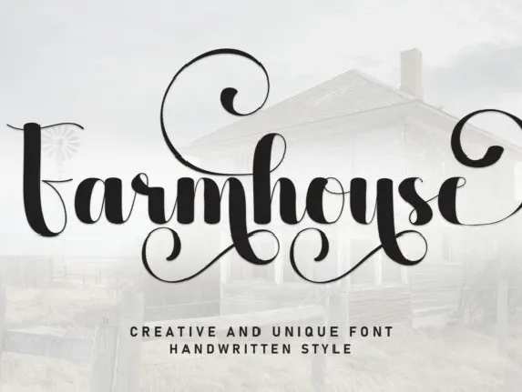 Farmhouse Typeface font