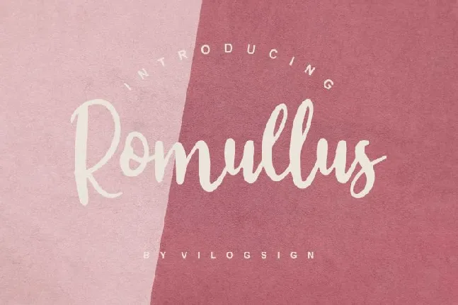 Romullus Playful Script font