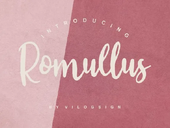 Romullus Playful Script font