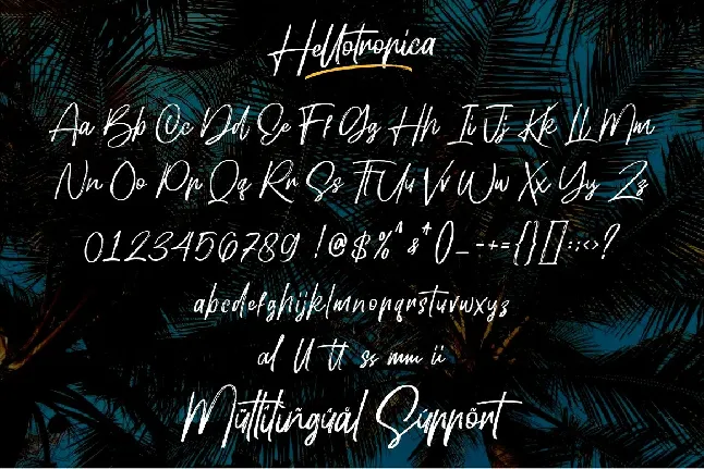 Hellotropica font