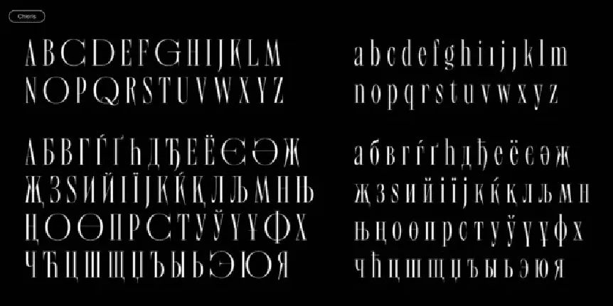 Chloris Typeface font