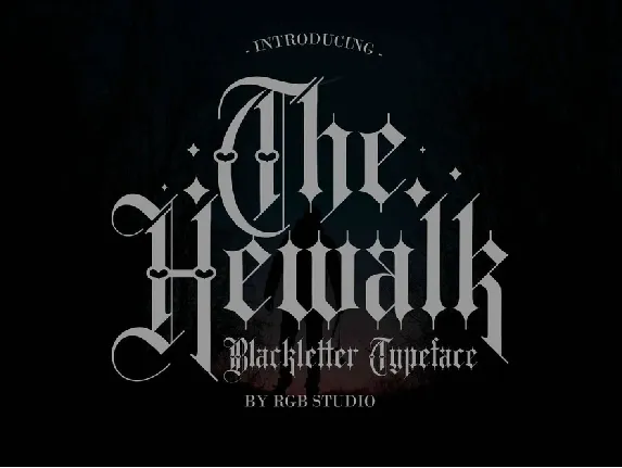 Hewalk font