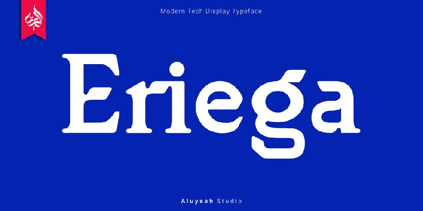 Eriega font