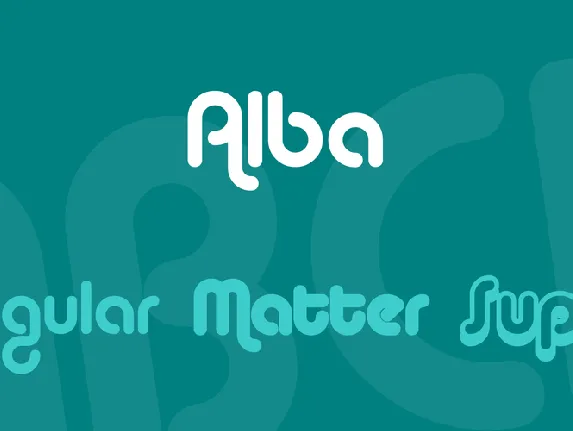 Alba font