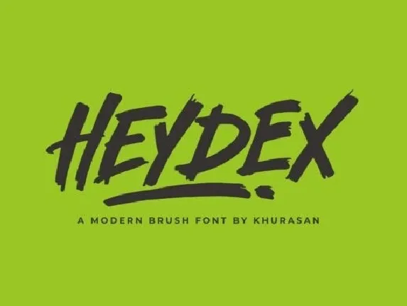 Heydex font