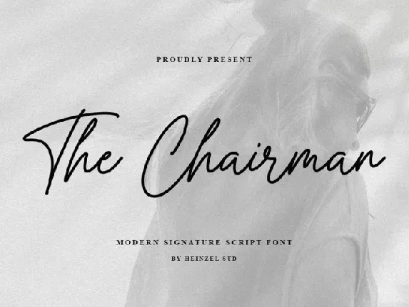 The Chairman font