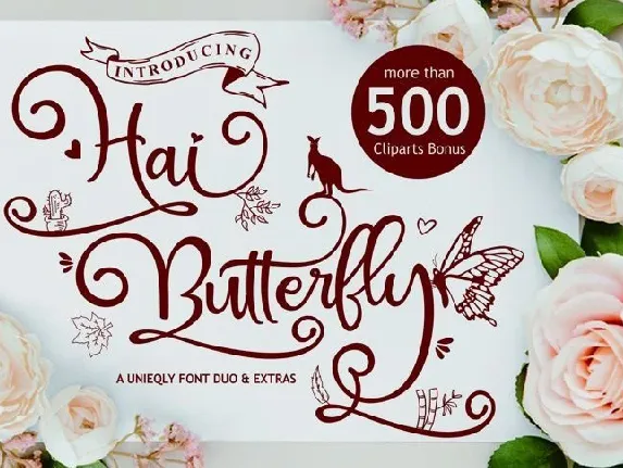 Hai Butterfly font