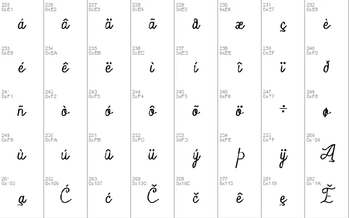 Elfira Script Family font