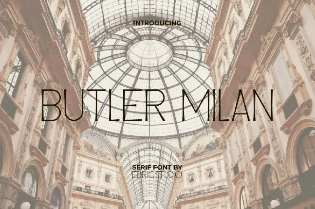 ButlerMilanDemo font