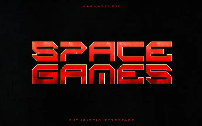 Space Games font