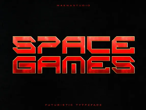 Space Games font