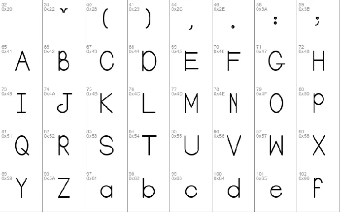 Balker font