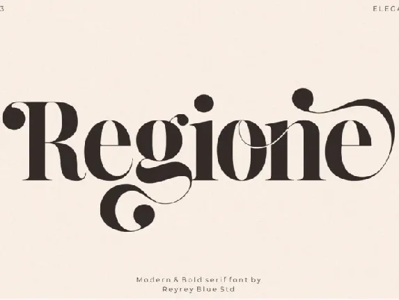 Regione font