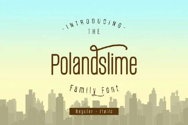 Polandslime font