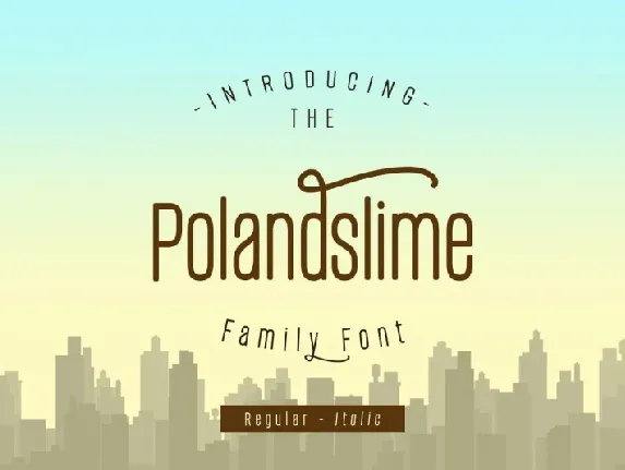 Polandslime font