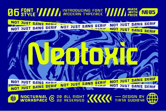 Neotoxic Futuristic font