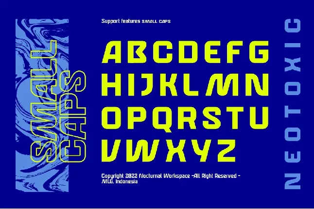 Neotoxic Futuristic font