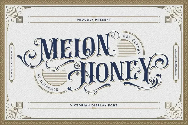 Melon Honey font