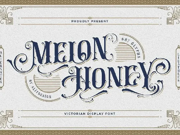 Melon Honey font