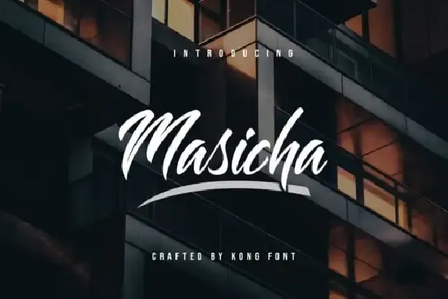 Masicha Script font