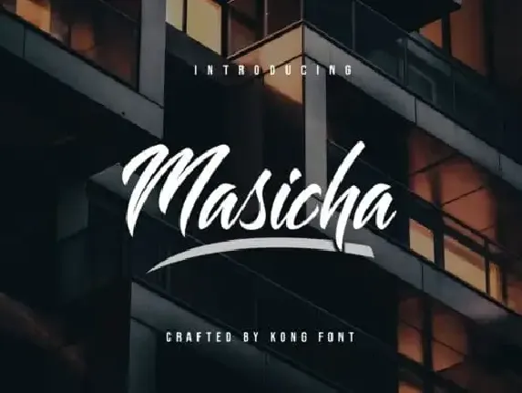 Masicha Script font