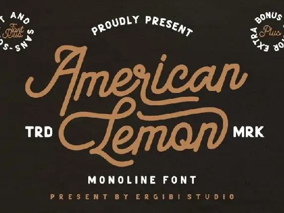 American Lemon Duo font