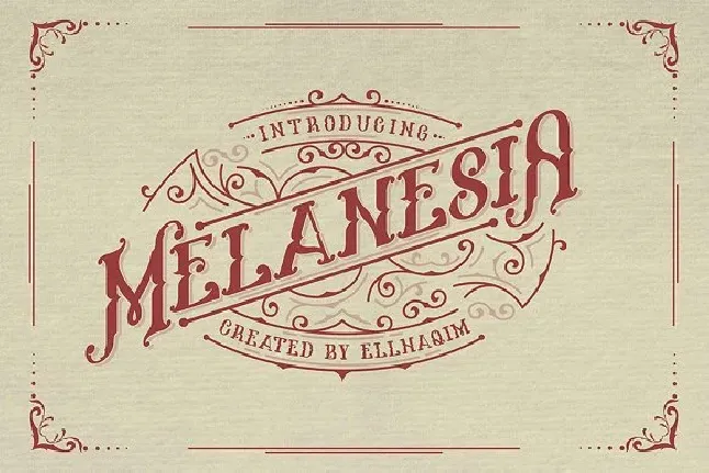 Melanesia Typeface font