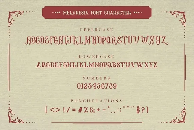 Melanesia Typeface font