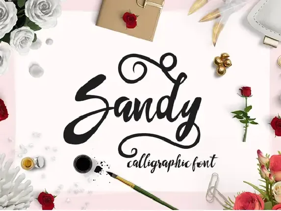 Sandy font