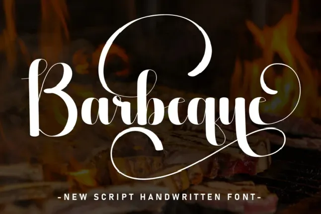 Barbeque Script Typeface font