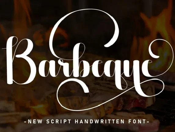 Barbeque Script Typeface font