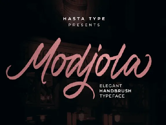 Modjola font