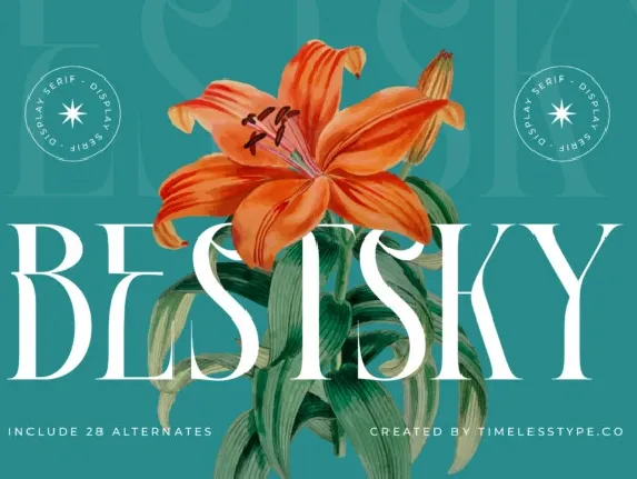 Bestsky Serif font