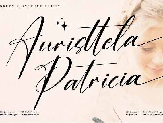 Auristtela Patricia font