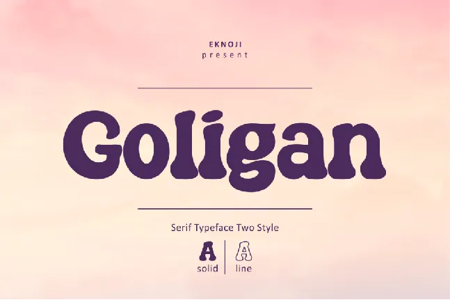 Goligan font